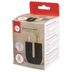 Silicone mold U-shape vase ribbed,