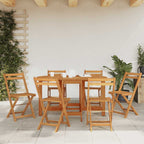 Gartentisch 130x90x72 cm Massivholz Akazie