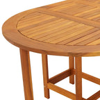 Gartentisch 130x90x72 cm Massivholz Akazie