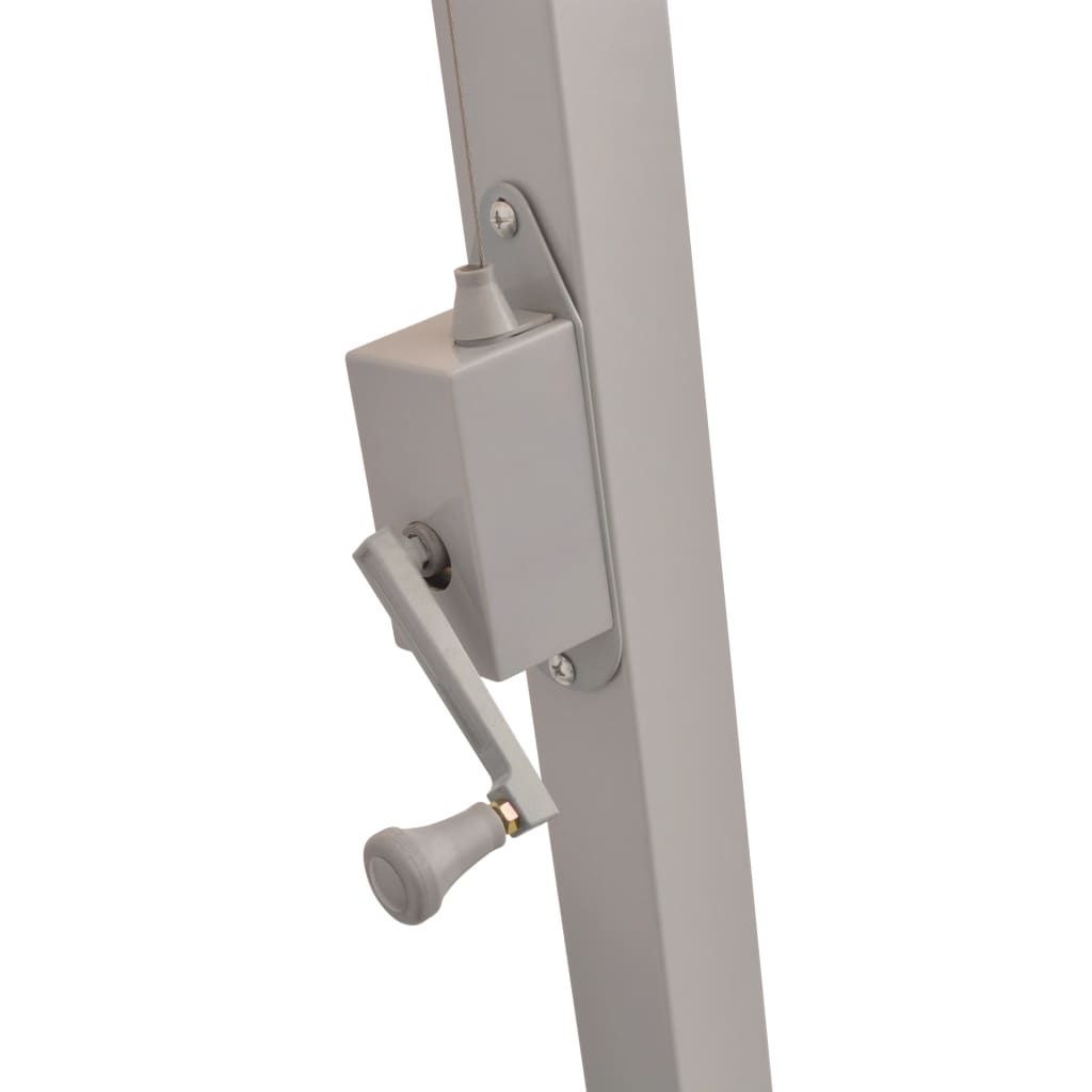 Ampelschirm mit Aluminium-Mast 300x300 cm