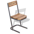 Esszimmerstühle 4 Stk. Massivholz Teak