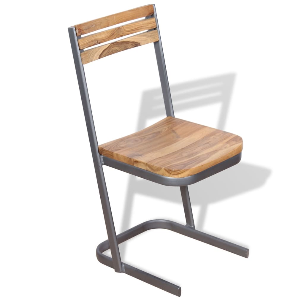 Esszimmerstühle 6 Stk. Massivholz Teak