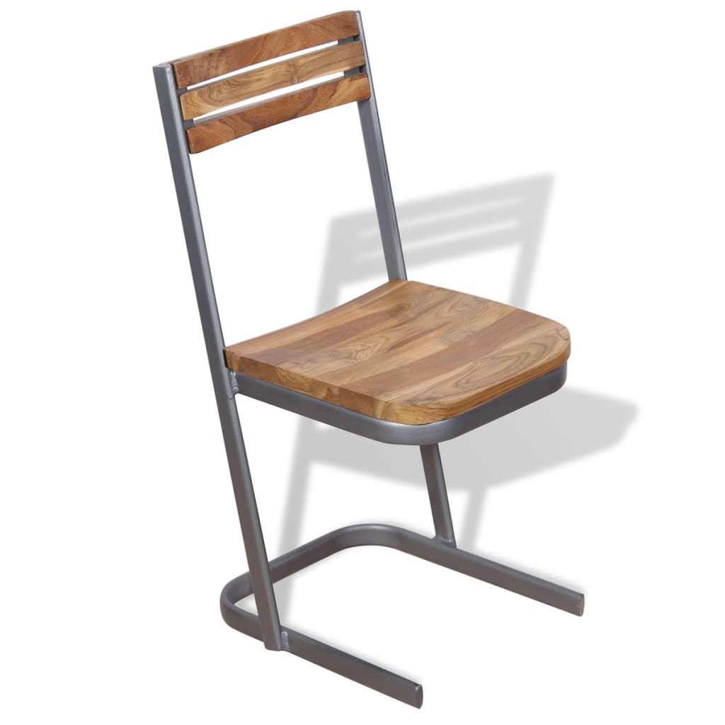 Esszimmerstühle 6 Stk. Massivholz Teak