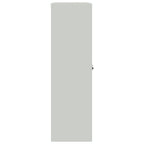 Aktenschrank 90×40×140 cm Stahl Grau