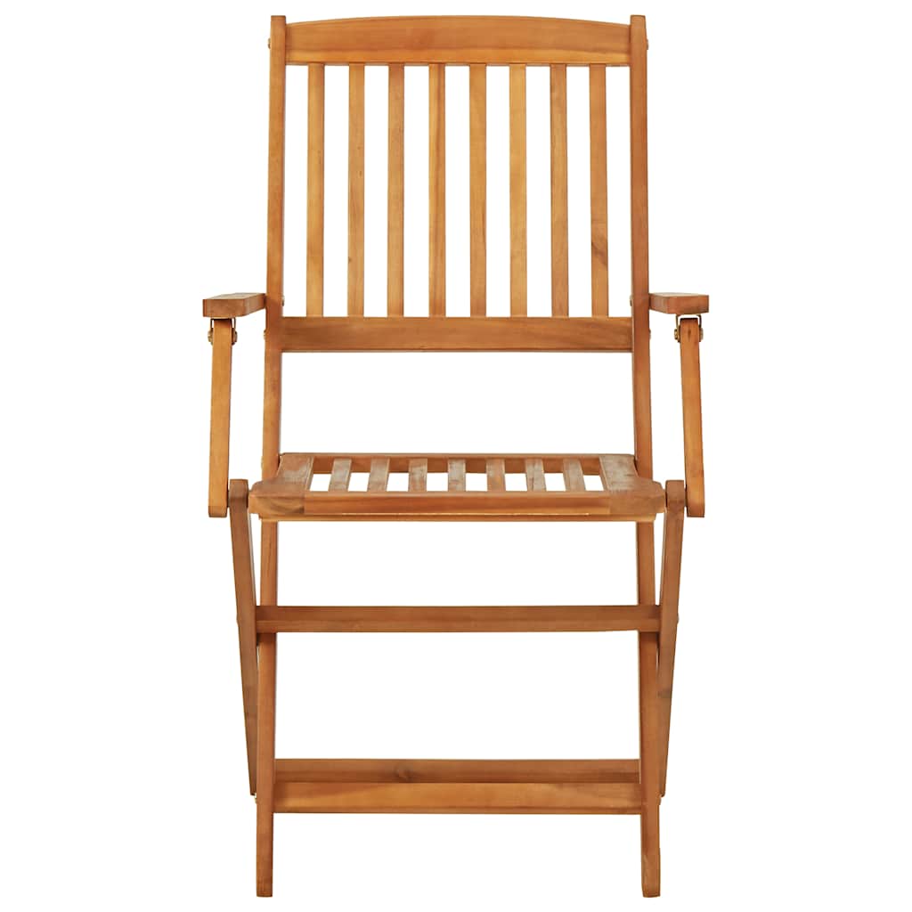 3-tlg. Bistro-Set Klappbar Massivholz Akazie