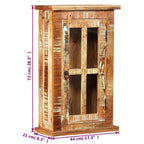 Wandschrank Altholz Massiv 44x21x72 cm