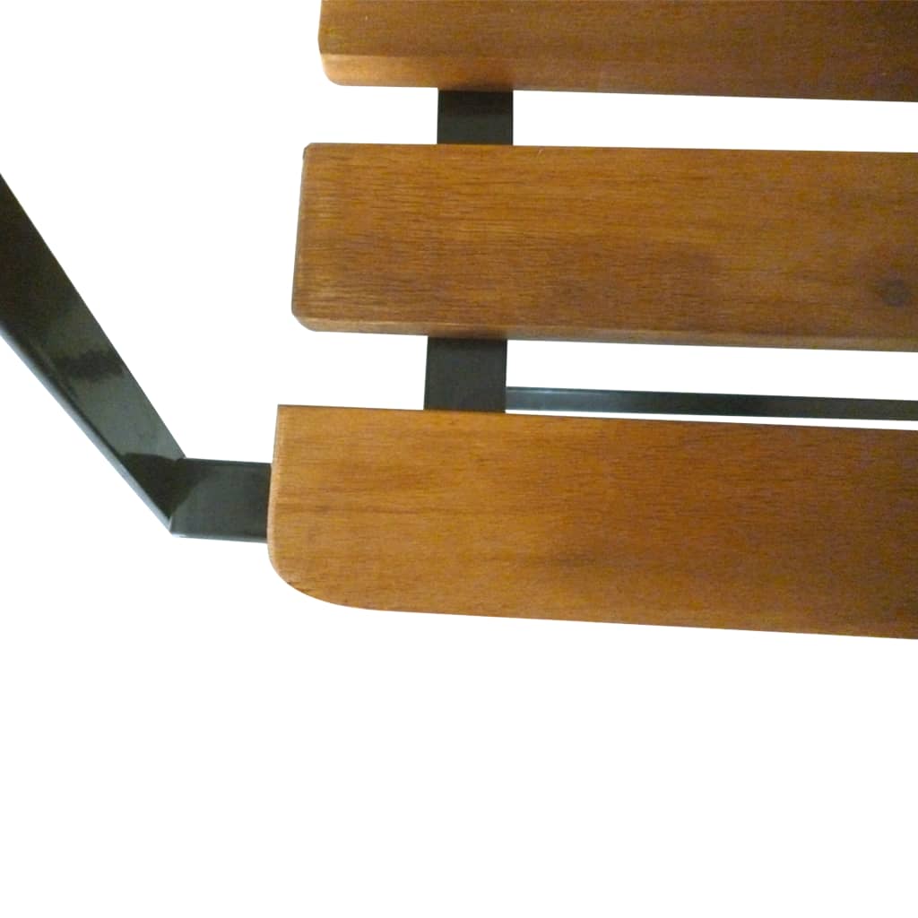 Gartenbank Klappbar 112 cm Massivholz Akazie