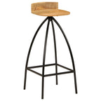 Barhocker 2 Stk. Massivholz Mango