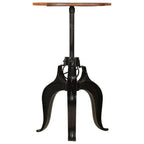 Bartisch Altholz Massiv 60x(76-110) cm