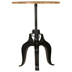 Bartisch Massivholz Mango 75x(76-110) cm