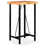 Bartisch Akazie Massivholz 60 x 60 x 107 cm