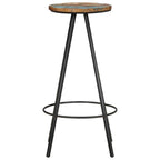 Barhocker 2 Stk. Massives Altholz