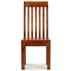 Esszimmerstühle 2 Stk. Massivholz mit Honigfarbenem Finish