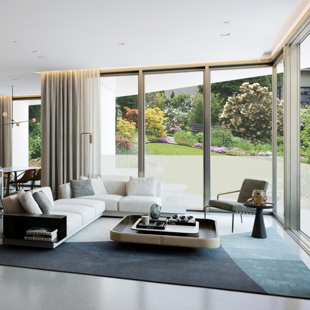 Fensterfolie Matt Grau 0,9x50 m PVC
