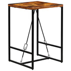 Bartisch Altholz Massiv 70x70x106 cm