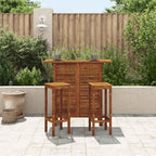 Bartisch 110x50x105 cm Massivholz Akazie