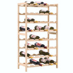 Weinregal Zedernholz 57,5 x 28 x 102 cm