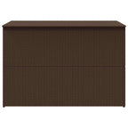 Garden-Auflagenbox Braun 150x100x100 cm Poly Rattan