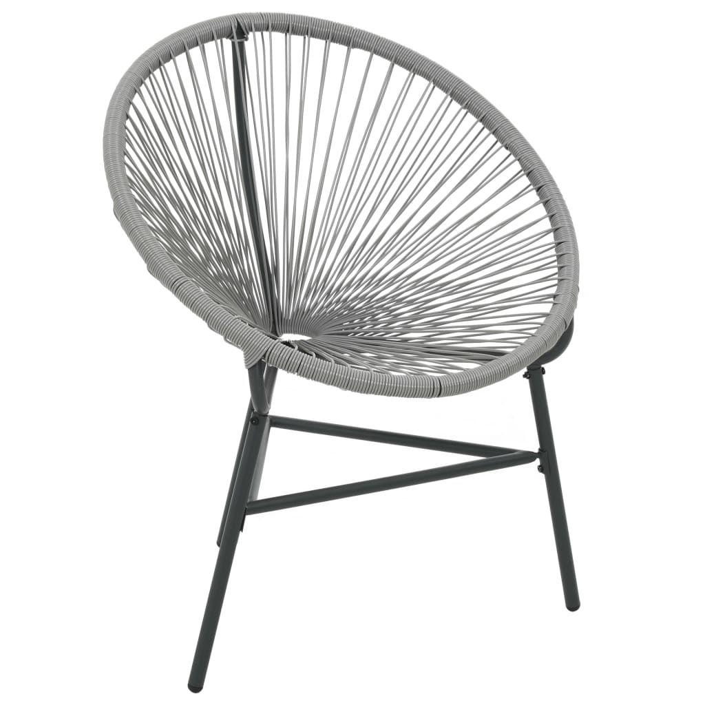 Garten-Stuhl LUNA Poly Rattan