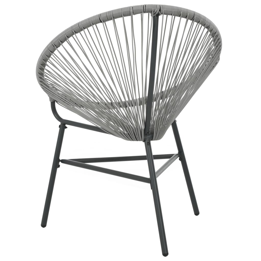 Garten-Stuhl LUNA Poly Rattan