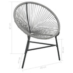 Garten-Stuhl LUNA Poly Rattan