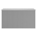 Gartenhaus 257x298x178 cm Metall Grau