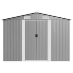 Gerätehaus 257x489x181 cm Metall Grau