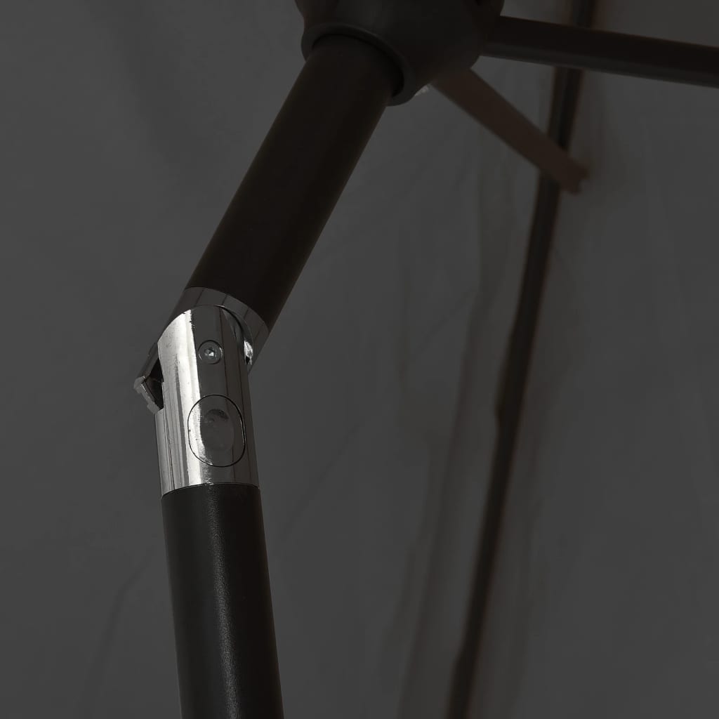 Sonnenschirm mit Metall-Mast 300 cm Anthrazit
