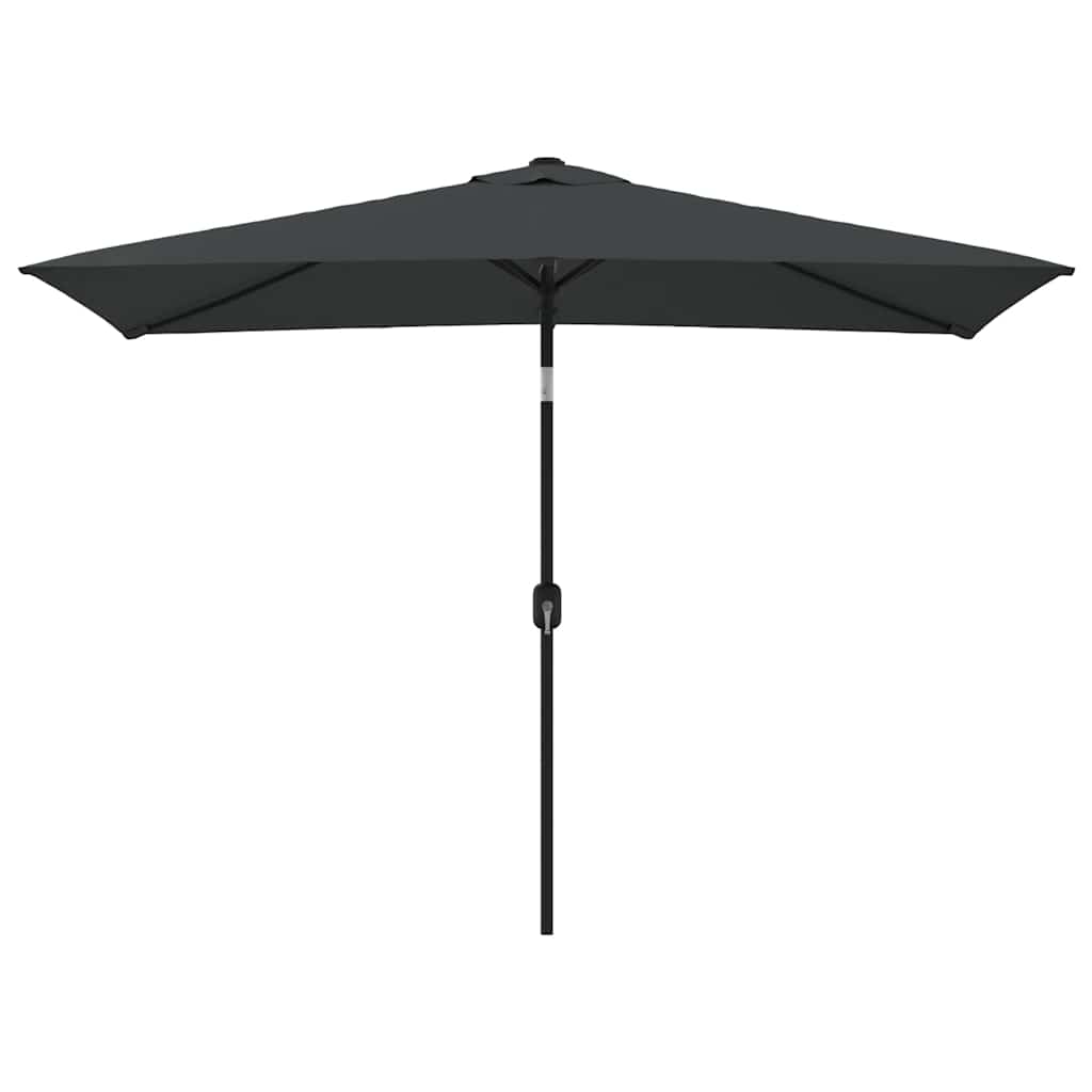 Sonnenschirm mit Metall-Mast 300x200 cm Anthrazit