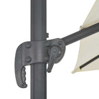Ampelschirm mit Aluminiummast 300 x 300 cm Sand