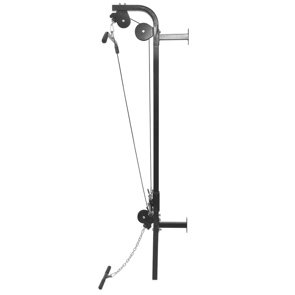 vidaXL Fitnessstation Wandmontage mit Gewichtsscheiben 40 kg