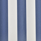 Markisenbespannung Canvas Blau & Weiß 5x3 m