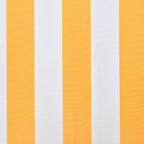 Markisenbespannung Canvas Orange & Weiß 500x300 cm