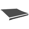 Markisenbespannung Canvas Anthrazit 3,5x2,5 m