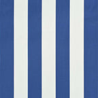 Einziehbare Markise 250×150 cm Blau und Weiß