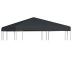 Pavillondach 310 g/m² 3x3 m Grau