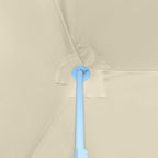 Faltzelt Partyzelt Pop-Up mit 8 Seitenwänden 870x291x315 cm Creme