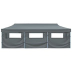 Faltzelt Partyzelt Pop-Up mit 8 Seitenwänden 870x291x315 cm Anthrazit