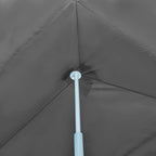 Faltzelt Partyzelt Pop-Up mit 8 Seitenwänden 870x291x315 cm Anthrazit