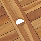 Gartentisch Klappbar 120x70x75 cm Massivholz Teak