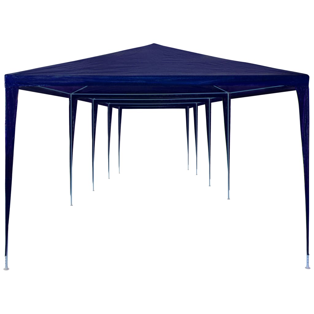Partyzelt 3x12 m PE Blau