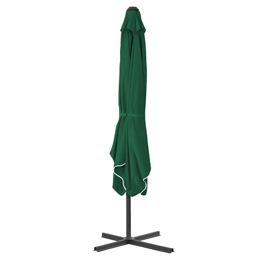 Sonnenschirm mit Stahl-Mast 250x250 cm Grün
