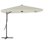 Sonnenschirm mit Stahl-Mast 250x250 cm Sandweiß