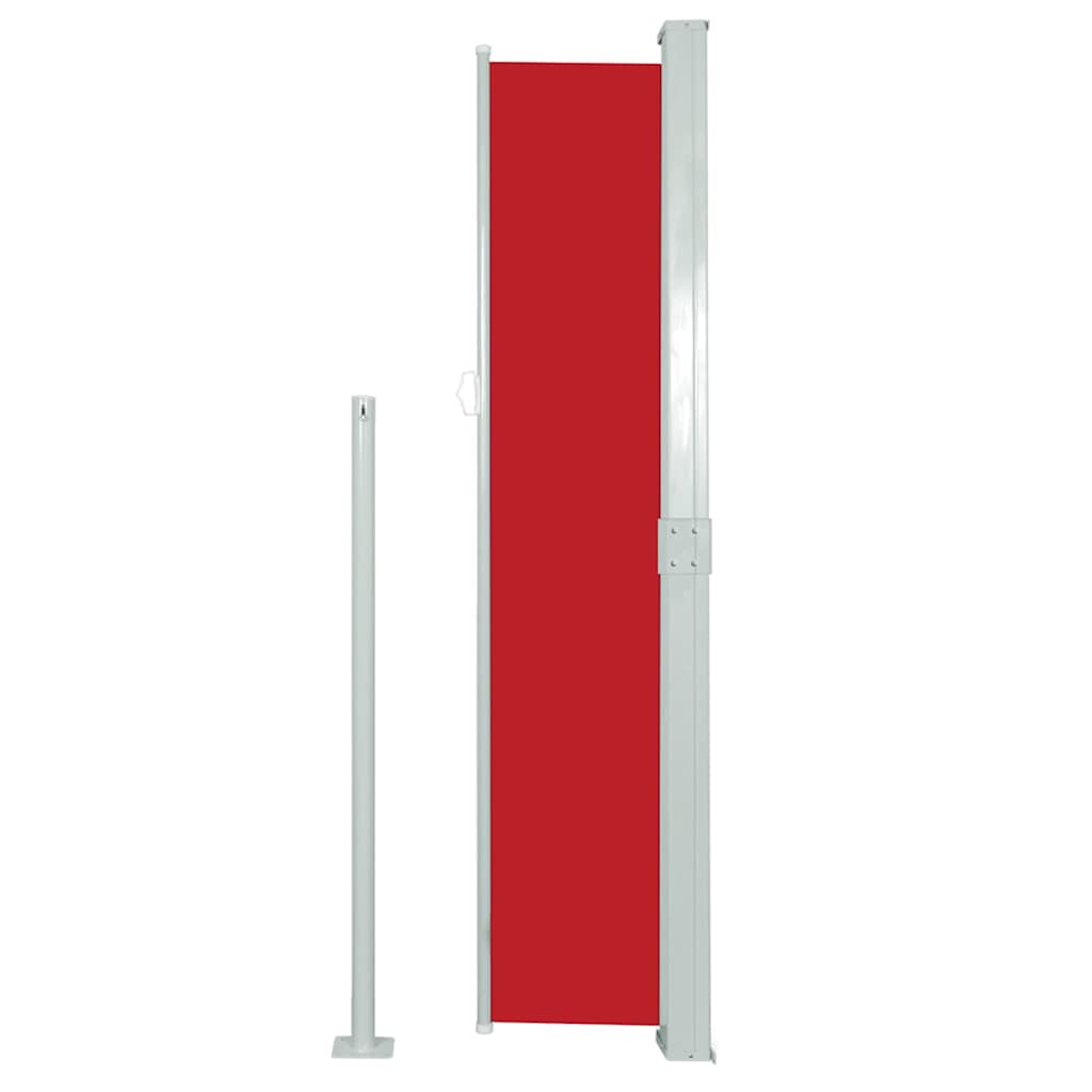 Ausziehbare Seitenmarkise 140x300 cm Rot