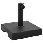 Sonnenschirmfuß Quadratisch 8 kg Schwarz Polyharz