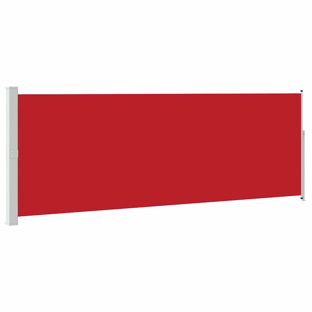 Ausziehbare Seitenmarkise 160x500 cm Rot