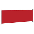 Ausziehbare Seitenmarkise 160x500 cm Rot