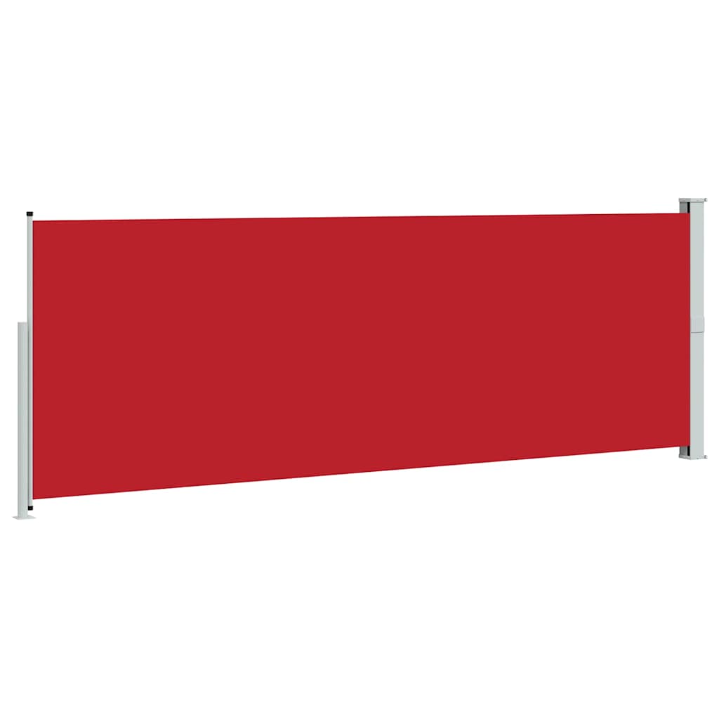 Ausziehbare Seitenmarkise 160x500 cm Rot