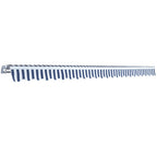Gelenkarmmarkise 500 cm Blau/Weiß