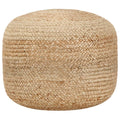 Handgefertigter Sitzpuff 45 x 30 cm Jute
